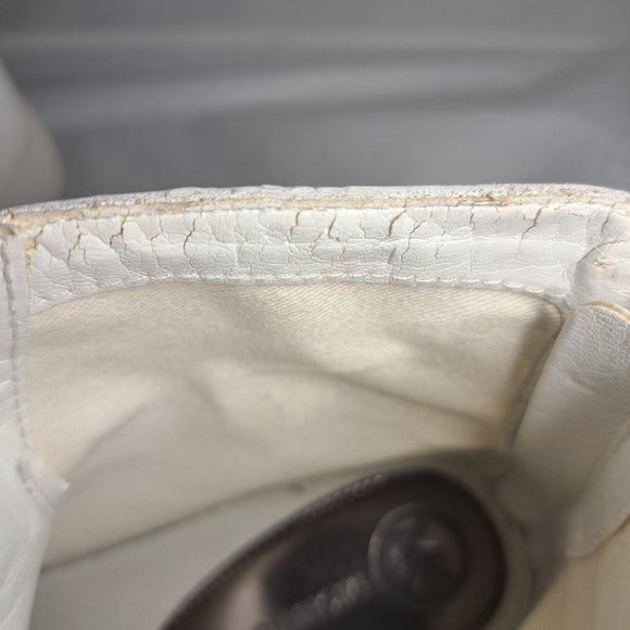 MICHAEL KORS LEATHER SNEAKERS Sz 9.5 METAL CLIP ZIP RARE COLLECTOR STUNNING - Picture 14 of 14